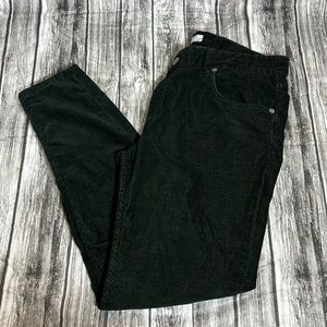 Zara Woman Corduroy Pants Green Size 12